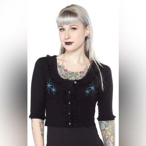 Sourpuss Starburst Bella Cardigan XL
